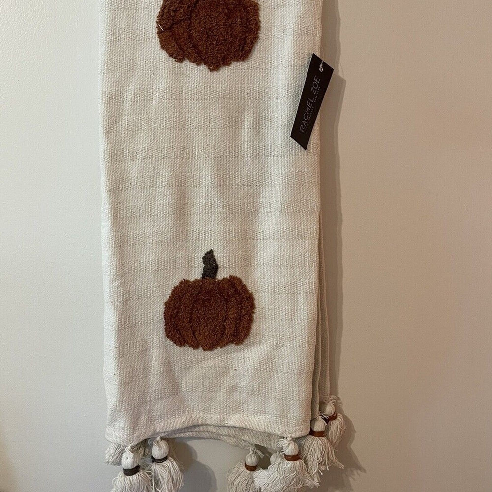 Rachel Zoe Pumpkin Blanket